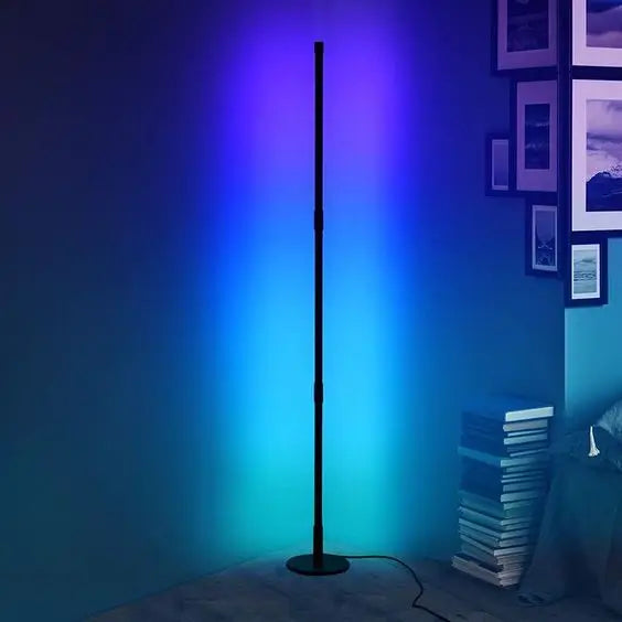 E-commerce Supplier Smart Rgb Magic Color Modern Led Corner Floor Lamp Indoor Lighting for Home Hotel Villa Room Decoration