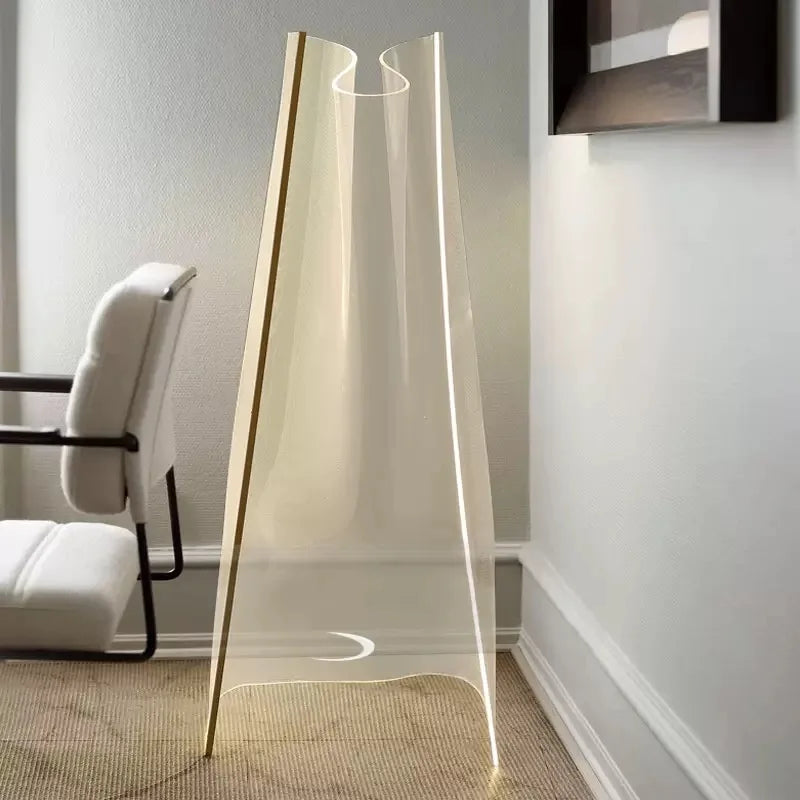 Creative Living Room Lamp Geometric Irregular Art Modeling Hotel Model Room Simple Modern Acrylic Floor Lamp