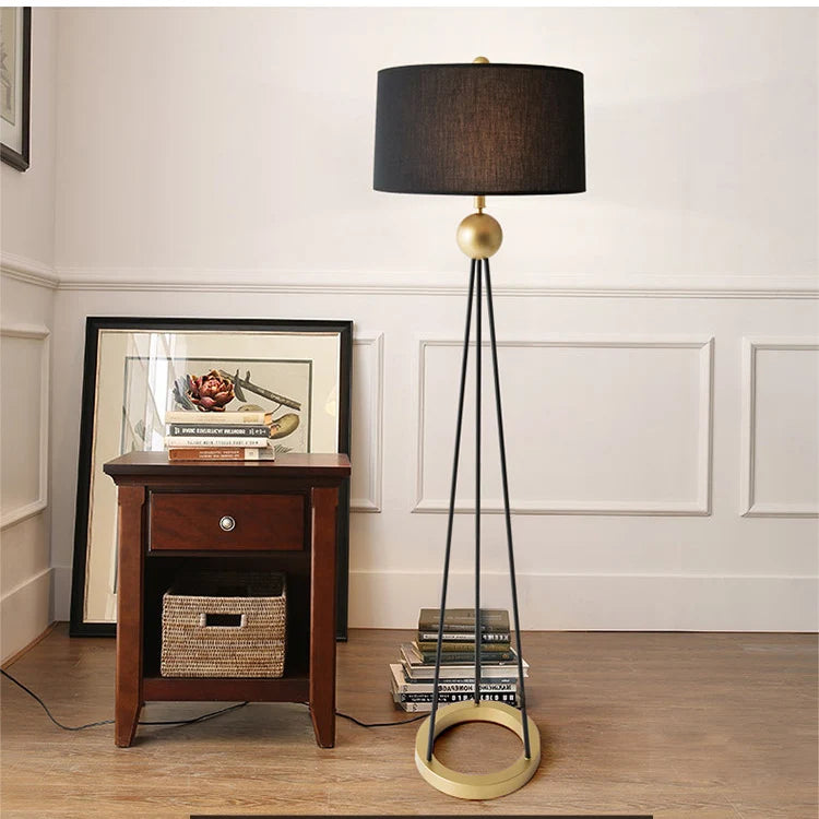 Living Room Vertical Table Lamp Bedroom Bedside Lamp Nordic Minimalist Modern Light Luxury Design American Floor Lamp