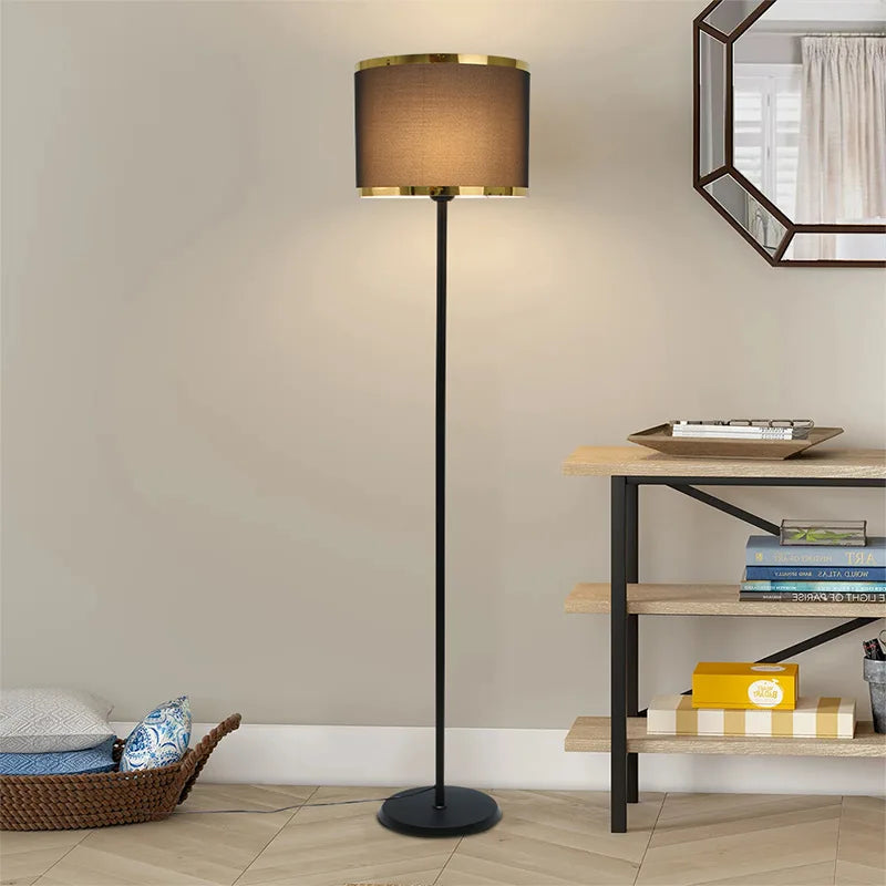 Hot Sale Indoor Floor Task Lamp Brass Colors LED Home Decoration Gold Iron Modern Floor Lamp