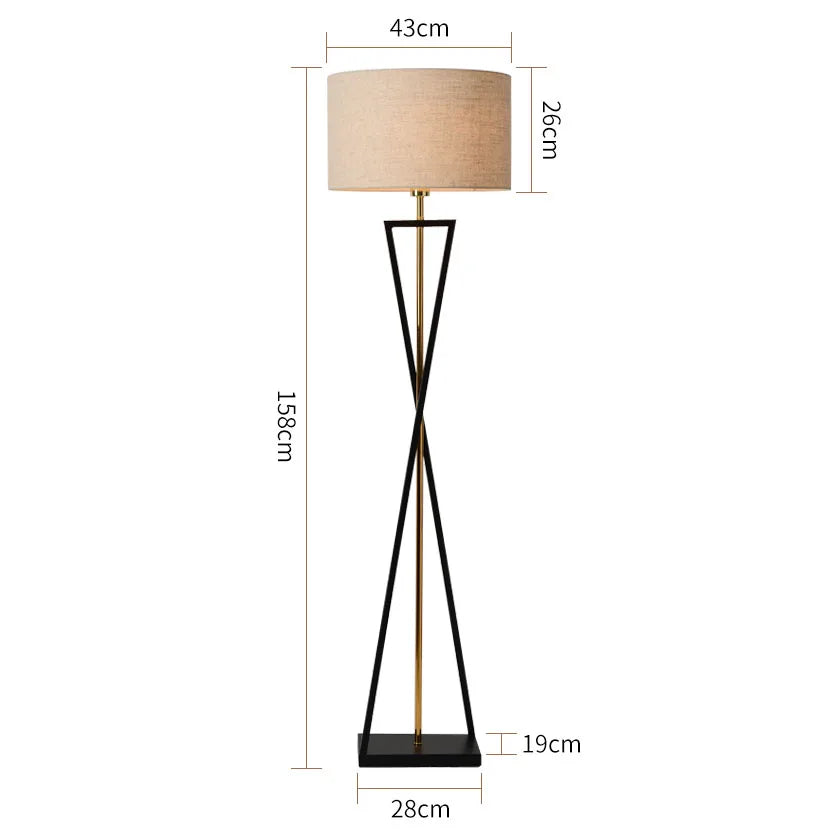 Living Room Floor Lamp Simple Modern Standing Lamp Bedroom Light Luxury Sofa Design Sense High-End Ornament Lamp Decoration