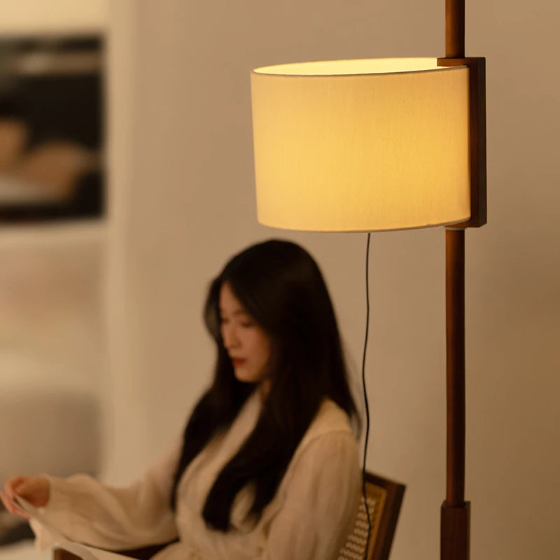 Aisilan Classic Sofa Bedroom Living Room Hotel E27 Corner Wooden Standing Floor Lamp