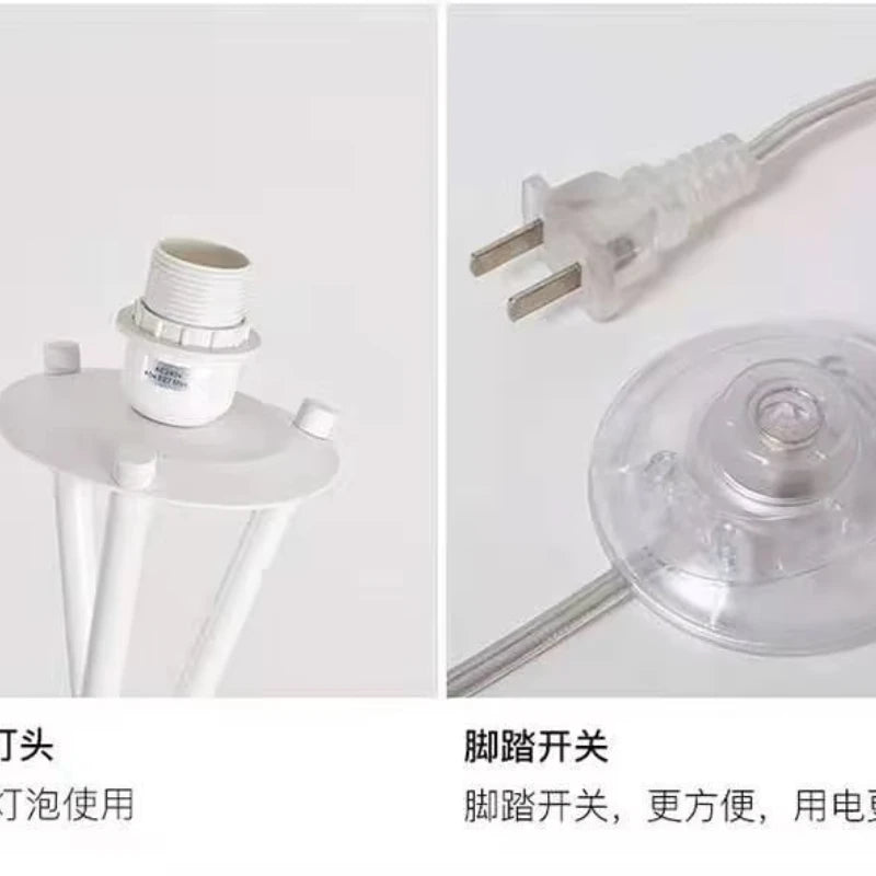 Tripod Design Metal Corner Floor Lights White Black Color Standing Floor Lamps for Livingroom Bedroom Study Home Decoration