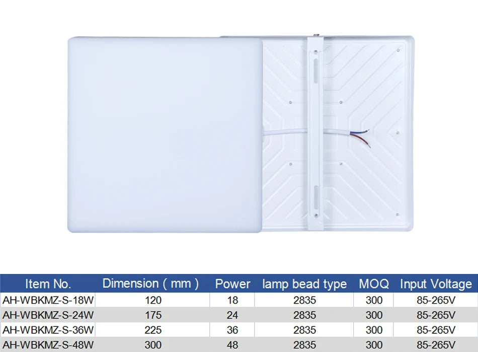 Most Popular Surface Indoor Home Office Round Aluminum 18w 24w 36w 48w Smd Frameless Led Panel Light