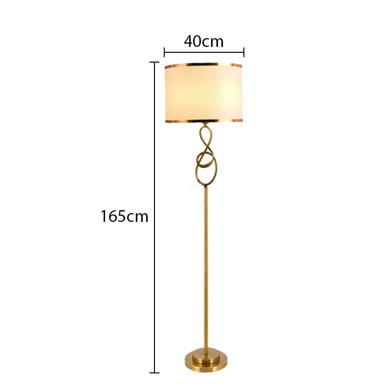 Hot Sale Indoor Floor Task Lamp Brass Colors LED Home Decoration Gold Iron Modern Floor Lamp