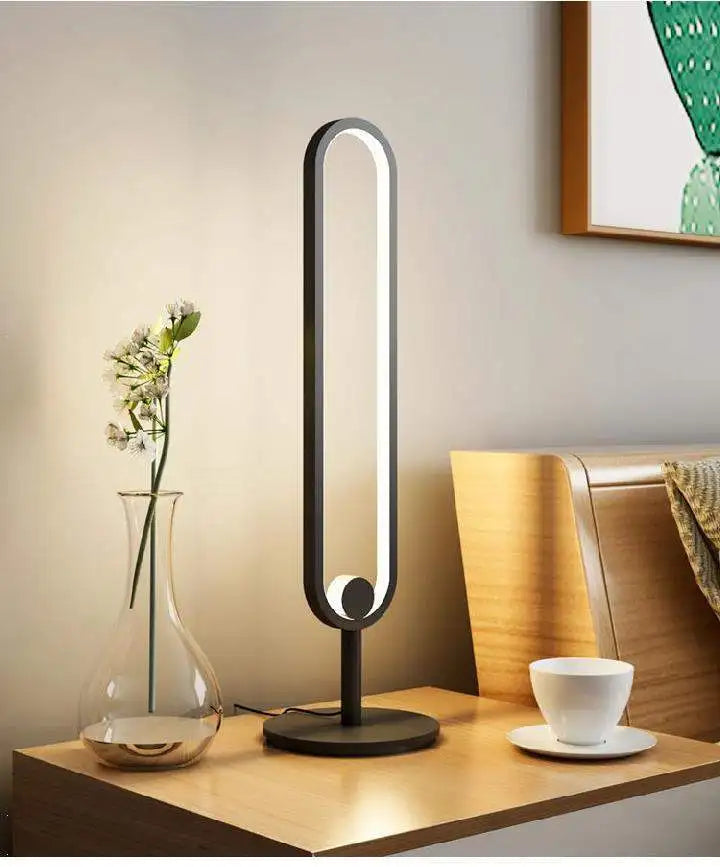 HFBH Nordic Modern Circle Standing Metal Led Rgb Corner Floor Lamp With Remote Control 2025