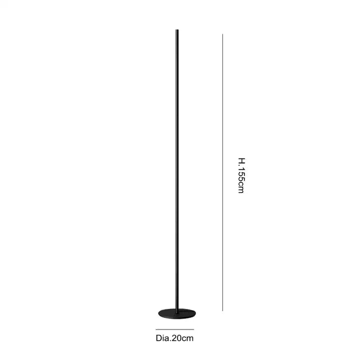 Top Quality Office Home Decor Standing Corner Light Smart Interior Design Stand Light Floor Lamp