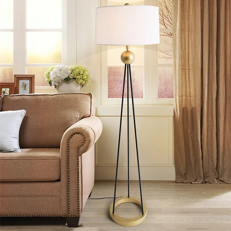 Living Room Vertical Table Lamp Bedroom Bedside Lamp Nordic Minimalist Modern Light Luxury Design American Floor Lamp