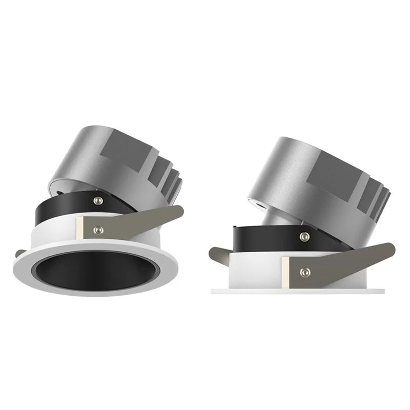 High Quality Dimmable COB LED Recessed Ceiling Light Downlight Spotlight Square Round Anti Glare LED Down Light