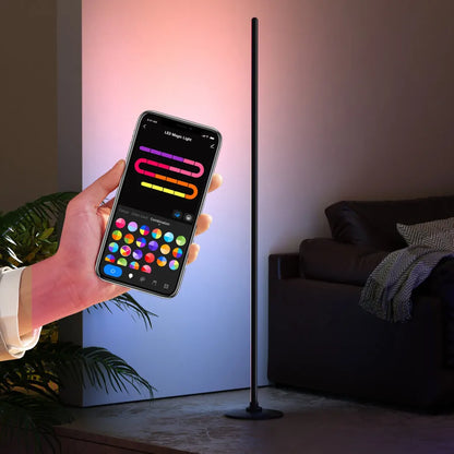 CL Lighting Home Decorative Standing Lamp 1.35M RGB Remote Control Led Floor Lamp Decorative Ambient Floor Light