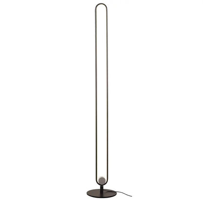 HFBH Nordic Modern Circle Standing Metal Led Rgb Corner Floor Lamp With Remote Control 2025