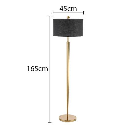 Hot Sale Indoor Floor Task Lamp Brass Colors LED Home Decoration Gold Iron Modern Floor Lamp