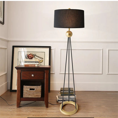 Living Room Vertical Table Lamp Bedroom Bedside Lamp Nordic Minimalist Modern Light Luxury Design American Floor Lamp