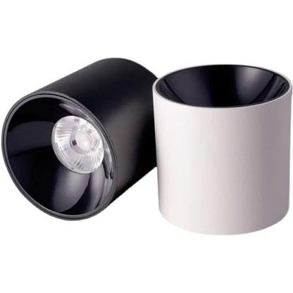 12W 18W 25W 30W 35W Anti Glare Round Ceiling Surface Mounted Cylinder LED Downlight COB Spot Lights Downlights