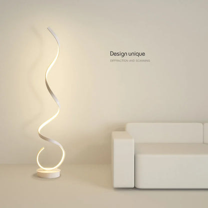 Corner Nordic Contemporary Creative Arc Smart Minimalist Hotel Living Room RGB Dance Floor Light Standing Led Modern Floor Lamp