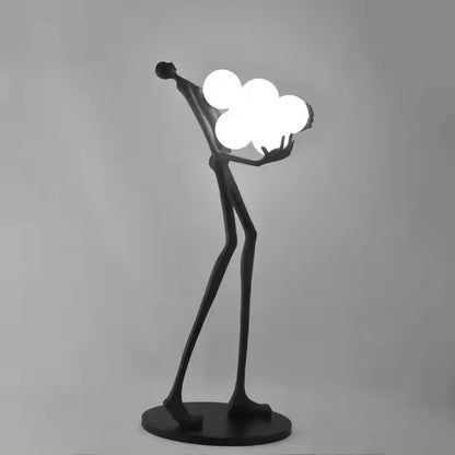 Modern Minimalist Hotel Nordic Living Room Corner Resin Sculpture Floor Light Designer Art Decoration Standing Led Floor Lamp