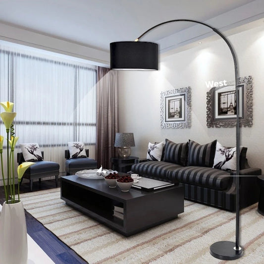 Modern Simple Fishing Light Nordic Living Room Sofa Study Creative Light Luxury Coffee Table Vertical Floor Lamp Lamp