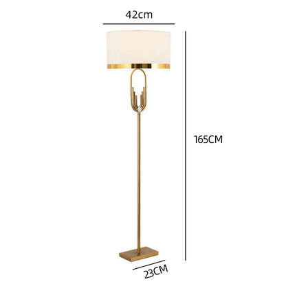 Hot Sale Indoor Floor Task Lamp Brass Colors LED Home Decoration Gold Iron Modern Floor Lamp