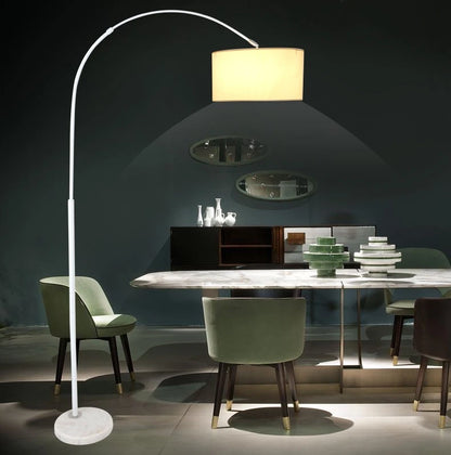 Modern Simple Fishing Light Nordic Living Room Sofa Study Creative Light Luxury Coffee Table Vertical Floor Lamp Lamp