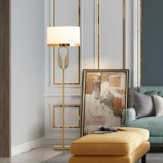 Hot Sale Indoor Floor Task Lamp Brass Colors LED Home Decoration Gold Iron Modern Floor Lamp