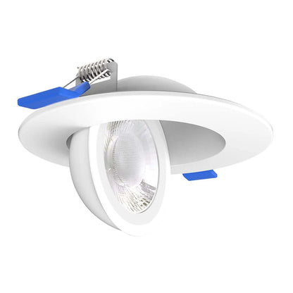 5CCT Selectable Indoor Outdoor LED Directional Gimbal Recessed Ceiling Downlight Wet Location