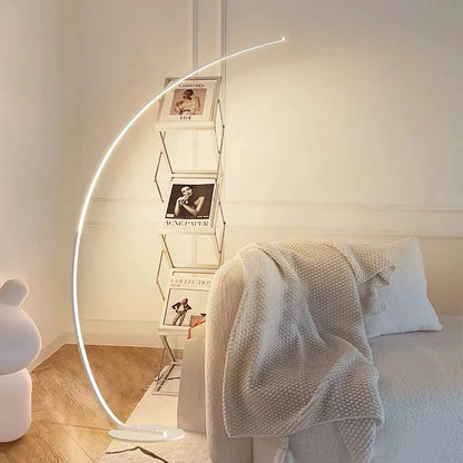 Nordic Modern Large Designer Corner Floor Lamp Wholesale Luxury Arc Led Floor Lamps for Living Room Home Decor