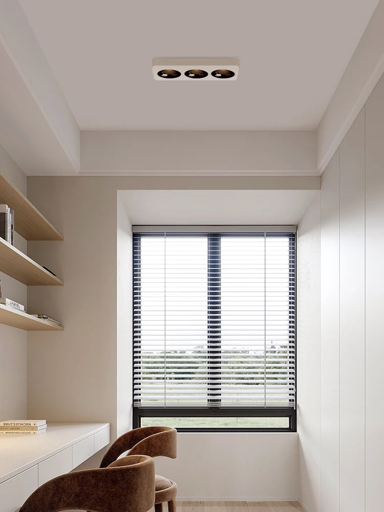 Factory Outlet LED square Ultra-thin Surface Mounted Anti-glare Ceiling Lamp Downlight Spotlight for Indoor Lighting