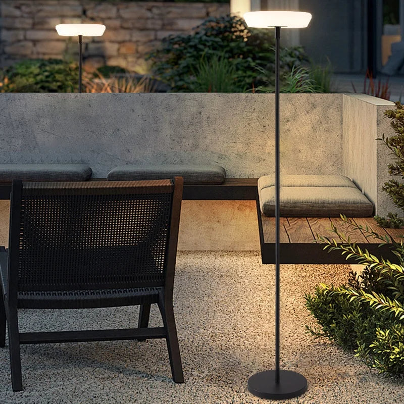 Wholesale Solar Outdoor Light Patio Sconce Balcony Camping Floor Lamp Terrace Light Villa Garden Lighting Waterproof Lawn Lamp